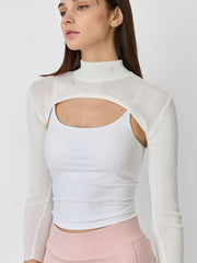 KNITTED UV CROP TOP